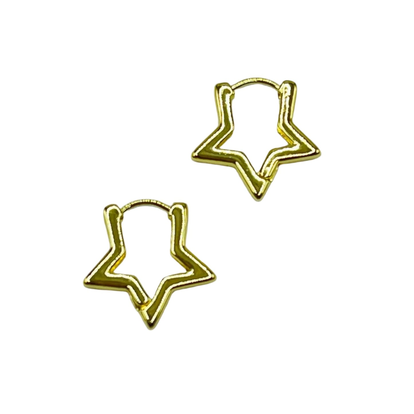 Twinkling Star Hoops