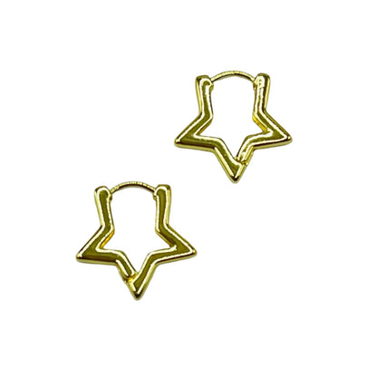 Twinkling Star Hoops