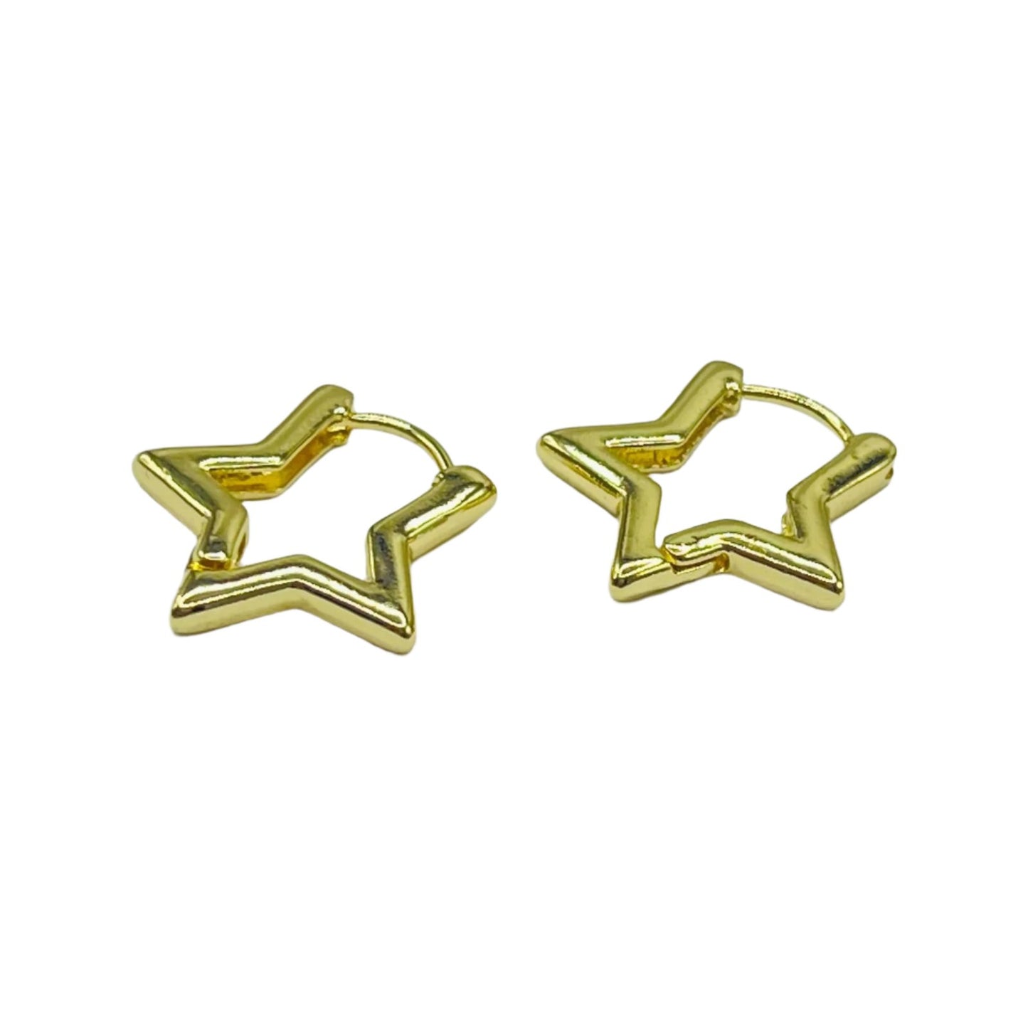 Twinkling Star Hoops