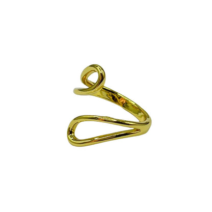 Flowing Curve Ring