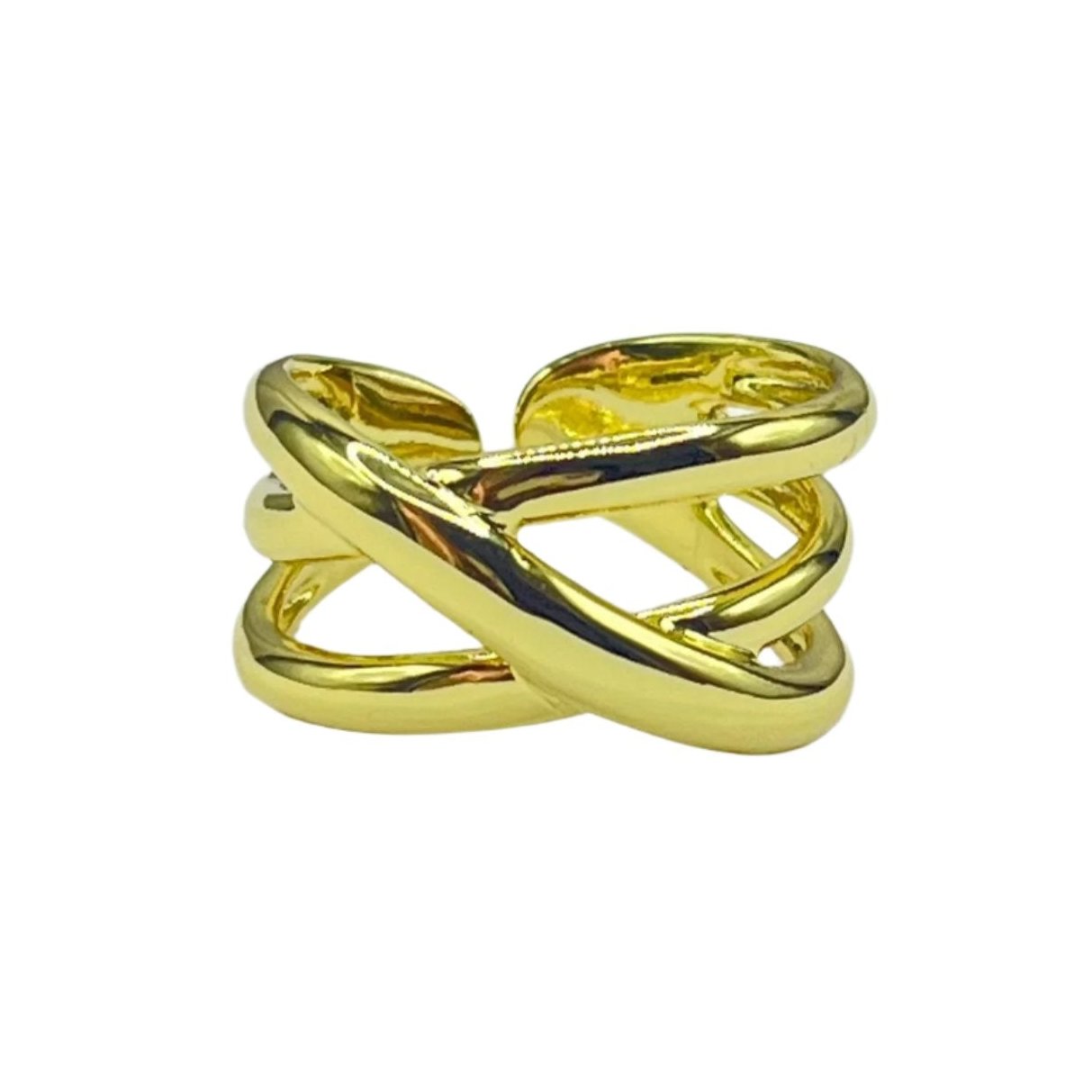 Crossed Band Ring