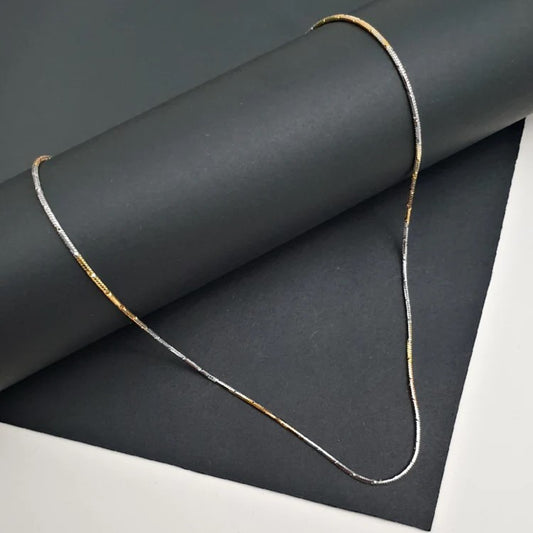 Two-Tone Chain Necklace