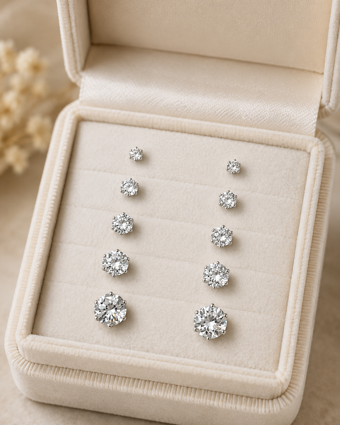Classic Crystal Stud Set
