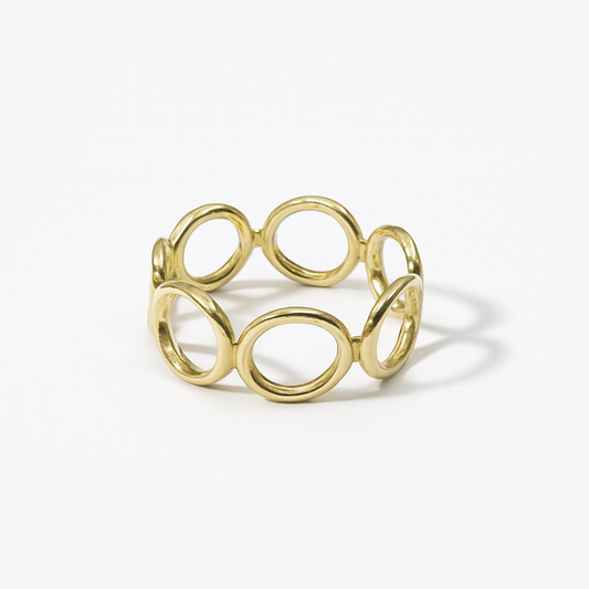 Oval Link Open Ring