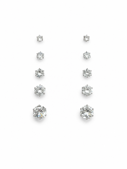 Classic Crystal Stud Set