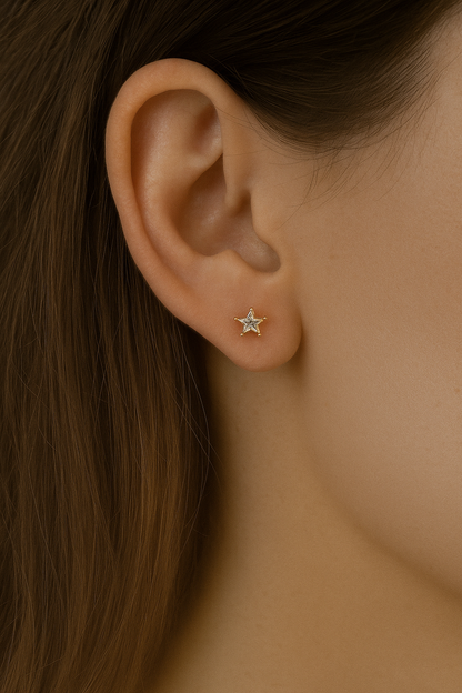 Diamond Star Studs