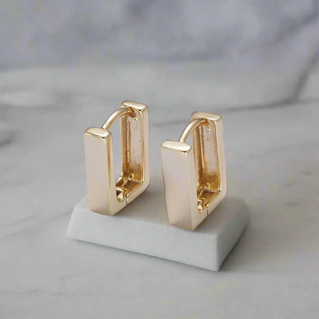 Geometric Hoop Earrings